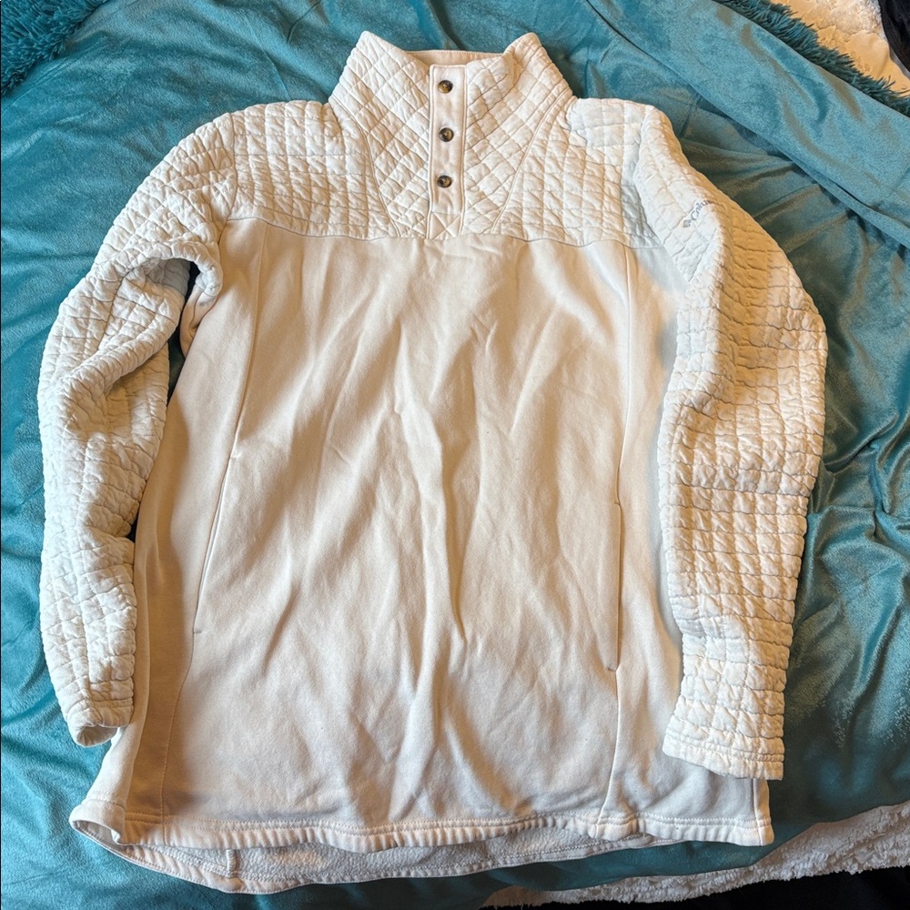 Columbia Coral Quilted Sweatshirt